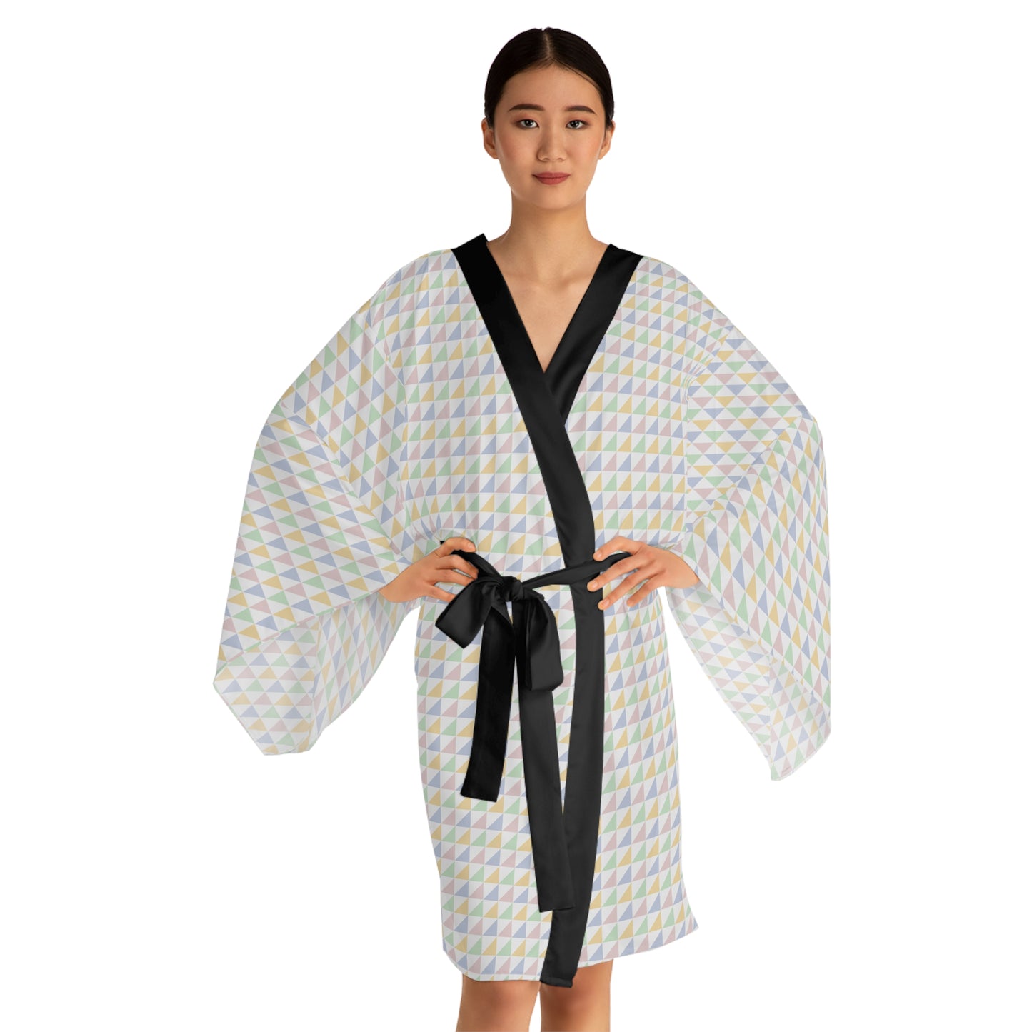 Long Sleeve Kimono Robe (AOP)